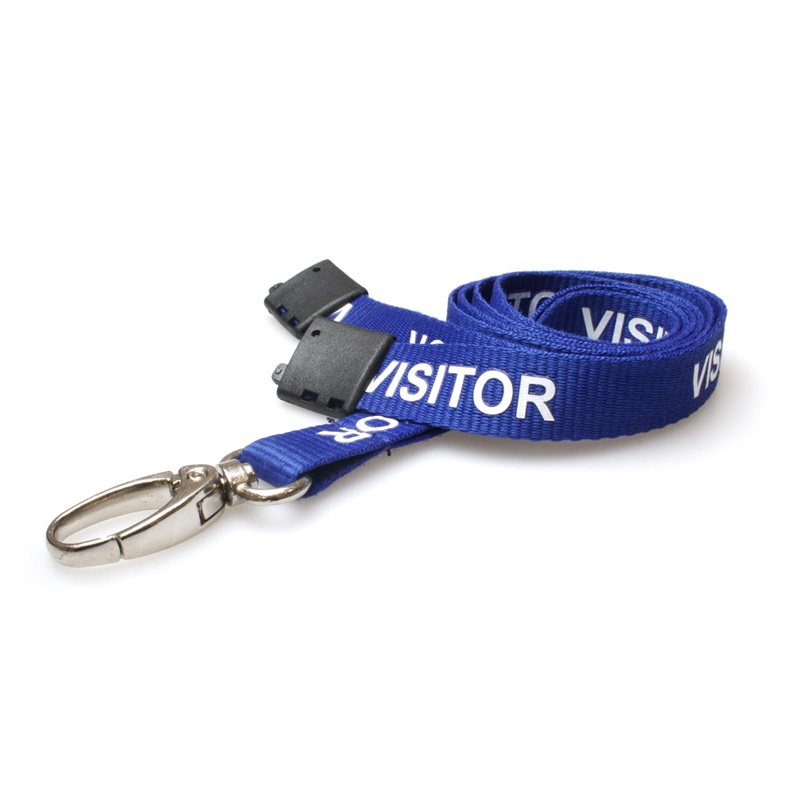 Bilde av Visitor blue lanyard / Keyhanger 15 mm with metal lobster clip. 60270601 (DE,SE,NO,FI,RO,PL)